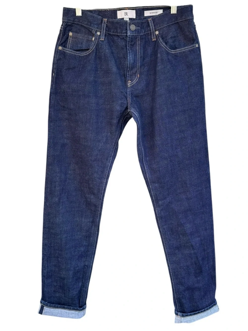 Banana Republic Men's Selvedge Slim Jeans‎ | Dark Rinse 32x34